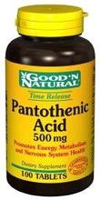 Acide pantothénique (libération