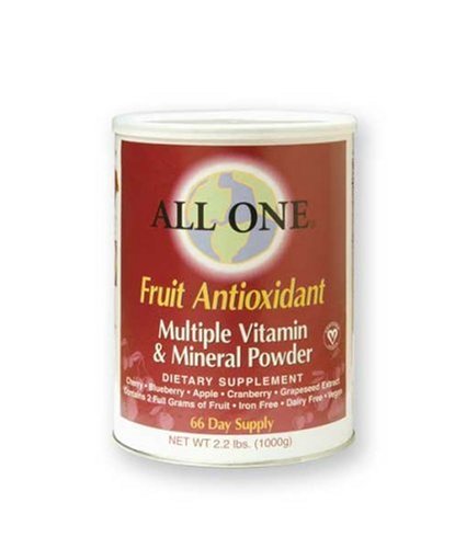 Tous les vitamines One poudre multiples et minéraux, Formule antioxydante des fruits, 2,2 kg peut