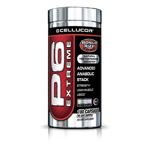 Cellucor - P6 Extreme Natural Testosterone Booster - 180 Capsules