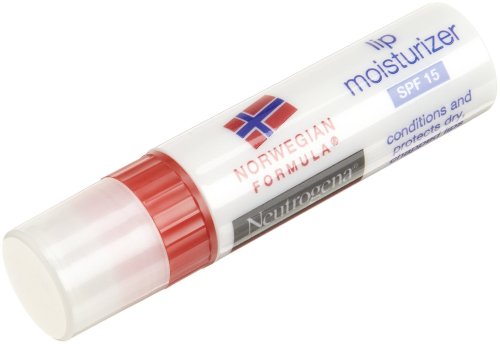 Neutrogena Hydratant à lèvres Formule norvégienne, SPF 15, 0,15 once (Pack de 2)
