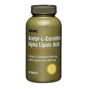 GNC Acetyl-l-carnitine Alpha Lipoic Acid 60 Tablets