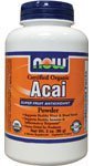 Now Foods Certified Organic Acai Powder, 3-once