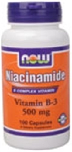 Now Foods Niacinamide 500 mg, 100 capsules