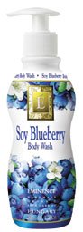 Soins de la peau Eminence Organic. Soy Body Wash Blueberry