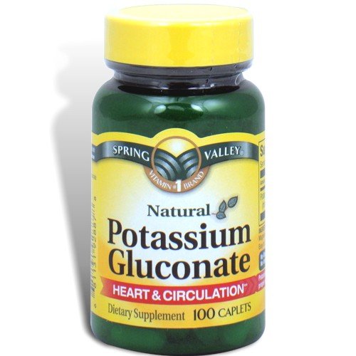 Spring Valley - Potassium Gluconate 99 mg, 100 Capsules