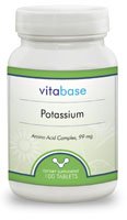 Vitabase ostéoporose potassium soutien de l'hypertension artérielle 99 mg 100 comprimés (lot de 6)