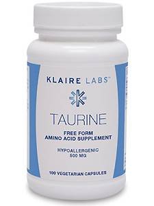 Klaire Labs - Taurine 500 mg 100 Vcaps