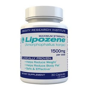 Diet Pills Lipozene - Maximum Strength Fat Loss Formula - 1500mg 30 Capsules,