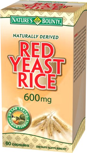 Bounty levure de riz rouge Nature, 600 mg, 60 capsules