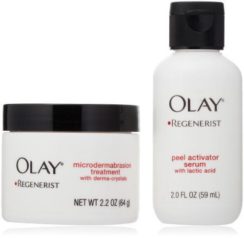 Olay Regenerist microdermabrasion 2.2 Oz & Peel système Skin Care 2.0 Fl. Oz