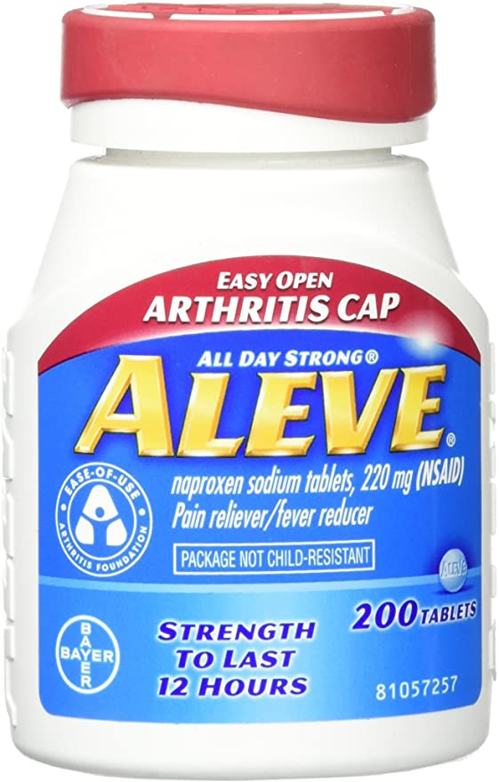  TABLETTES ALEVE EASY OPEN ARTHRITE 200 COMPTE