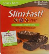 Slim-Fast 3-2-1 plan snack-bars de