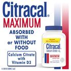 Citrate de calcium et D3 Citracal