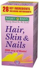 Nature Bounty cheveux, peau et