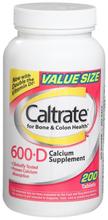 Caltrate 600 + d, 200-Count Bottle