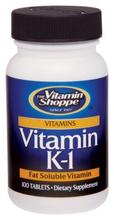 Vitamin Shoppe - La vitamine K-1,