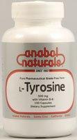 A. Naturals L-tyrosine - 500 mg -