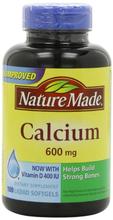 Nature Made calcium 600 mg avec