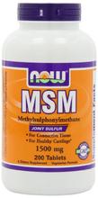 NOW Foods MSM 1500mg 200 Comprimés