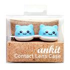 Ankit Contactez Lens Case - Bleu
