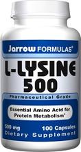 Jarrow Formulas L-Lysine, 500 mg,