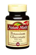 Nature Made gluconate de potassium