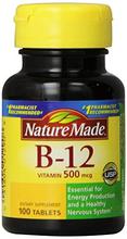 Nature Made vitamine B-12 500 Mcg,