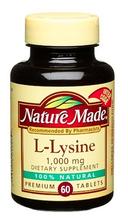 Nature Made L-Lysine 1000 mg, 60