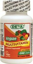 Vegan Multivitamin w / o de fer 90