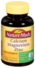 Nature Made Calcium, Magnésium,