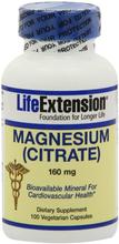 Magnésium Citrate Life Extension,