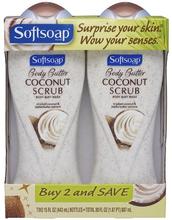 Softsoap Body Wash, Coconut Scrub,