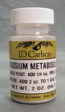 Métabisulfite de potassium - 2 oz.