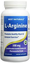 L-Arginine 500mg 250 capsules -
