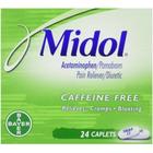 Midol Caffeine Free Caplets 24 ea