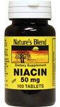 Niacine 50 mg 50 mg 100 Tabs par