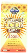 Garden of Life Code de vitamine D3