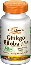 Ginkgo Biloba Sundown plus