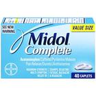 Midol Caplets complète, 40-Count