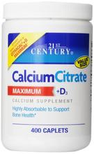 21e siècle Le citrate de calcium