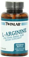 Twinlab L-Arginine 500mg Capsules,