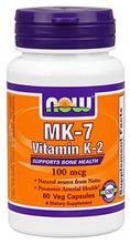 Now Foods vitamine K-2 (MK7) Veg