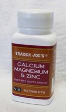 Trader Joe calcium magnésium et