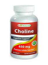 #1 choline 650 mg 180 comprimés