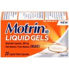 Motrin IB Liquid Gels, 20 Count
