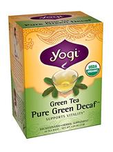 Yogi pur thé vert décaféiné,