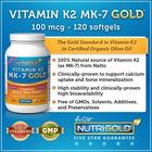 La vitamine K2 MK-7, 100 mcg, 120