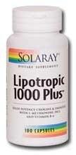 Solaray - lipotrope 1000 Plus -