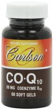 Carlson Labs Co-Q-10, 50 mg, 60