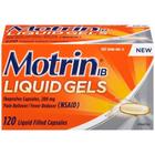 Motrin IB liquide Gels, 120 Count